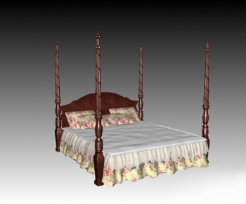 European Style Double Bed-ID:353748424