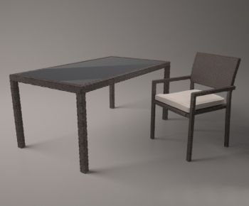 Modern Leisure Table And Chair-ID:536143931