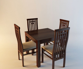 Modern Dining Table And Chairs-ID:981115612