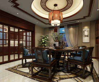 Chinese Style Dining Room-ID:485192356