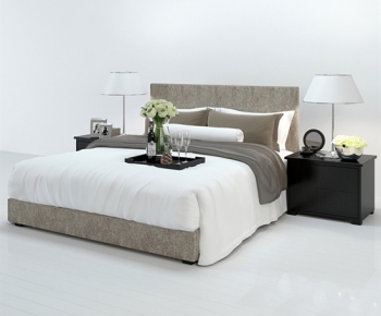 Modern Double Bed-ID:274437766