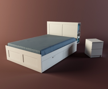 Modern Single Bed-ID:508246681