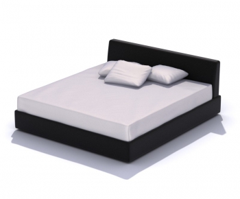 Modern Double Bed-ID:804156236