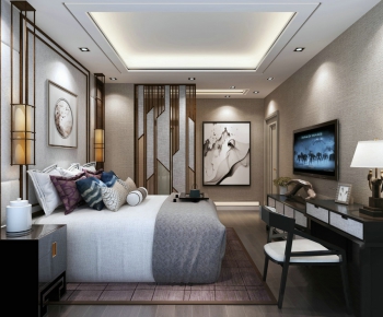 New Chinese Style Bedroom-ID:476053277