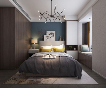 Modern Nordic Style Bedroom-ID:962187238