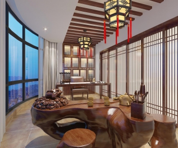 New Chinese Style Study Space-ID:743701364