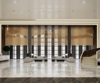 Modern Office Reception Desk-ID:827327923