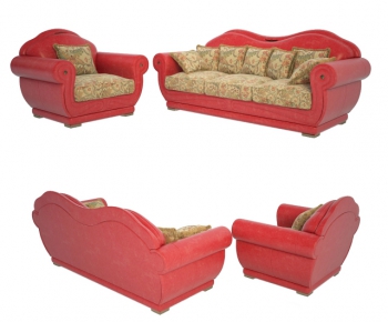 Simple European Style Sofa Combination-ID:801997116