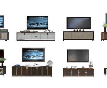 New Chinese Style TV Cabinet-ID:937071697