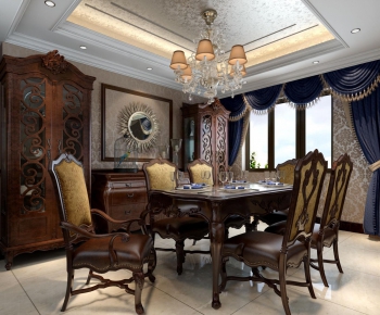 American Style Dining Room-ID:887479653
