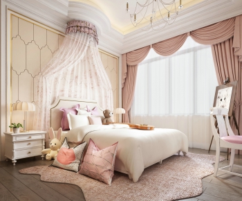 American Style Girl's Room Daughter's Room-ID:681497298