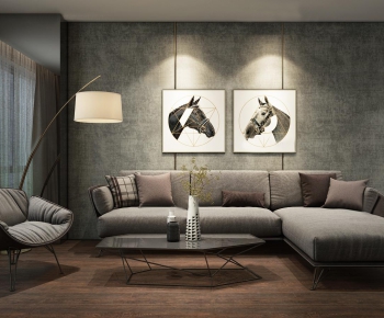 Modern Nordic Style Sofa Combination-ID:190382925