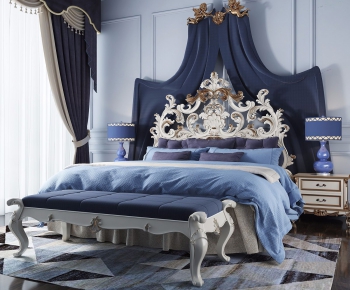 European Style Double Bed-ID:868118879