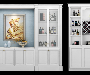 European Style Wine Cabinet-ID:248484347