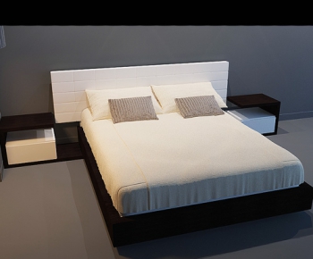 Modern Double Bed-ID:589268882