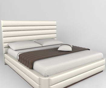Modern Double Bed-ID:382725632