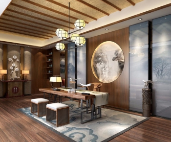 New Chinese Style Study Space-ID:638953854