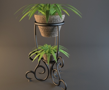 Modern Potted Green Plant-ID:114438282