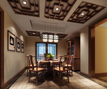 Chinese Style Dining Room-ID:522465528