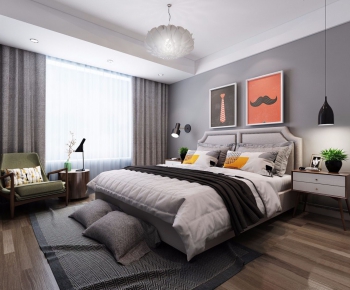 Nordic Style Bedroom-ID:493520839
