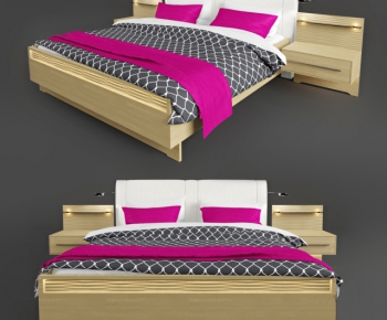 Modern Double Bed-ID:795173818