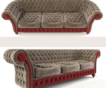 European Style Three-seat Sofa-ID:340358131