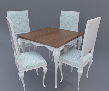 European Style Dining Table And Chairs-ID:741724677