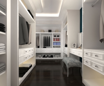 Simple European Style Clothes Storage Area-ID:220083197
