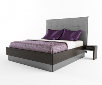 Modern Double Bed-ID:317286375