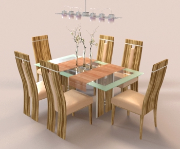 Modern Dining Table And Chairs-ID:130161935