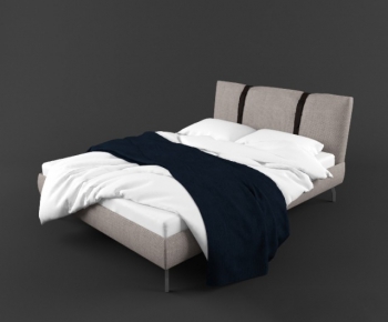 Modern Double Bed-ID:496674851