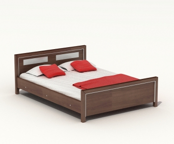 Modern Double Bed-ID:564450869