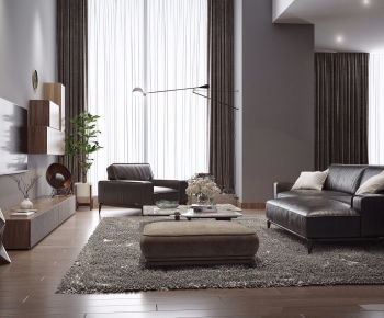 Modern A Living Room-ID:829335822