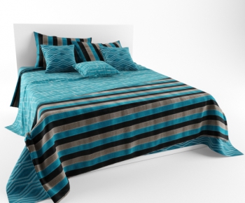 Modern Double Bed-ID:312504699