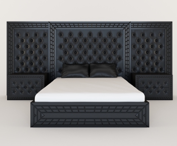 European Style Double Bed-ID:961728846