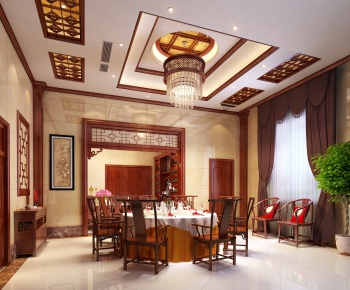 New Chinese Style Dining Room-ID:112159428