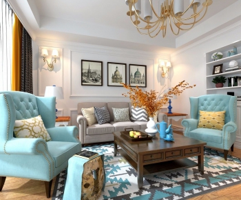 American Style A Living Room-ID:848178511