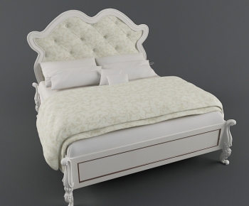 European Style Double Bed-ID:924262825