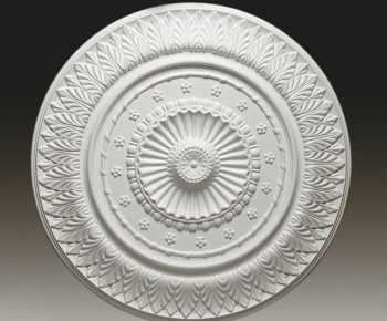 European Style Plaster Carved Top Plate-ID:659669981