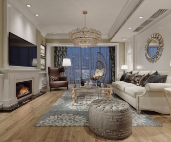 American Style A Living Room-ID:974041251