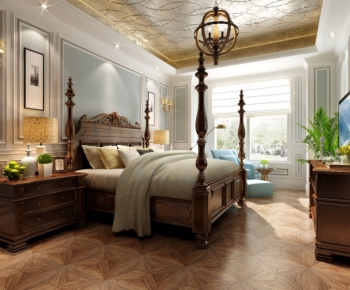 American Style Bedroom-ID:267975265