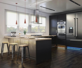 Modern Open Kitchen-ID:847842822