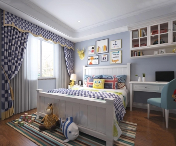 Nordic Style Boy's Room And Son's Room-ID:961349955