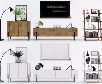 Nordic Style TV Cabinet-ID:862735771