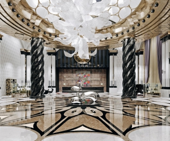 New Classical Style Lobby Hall-ID:905360988