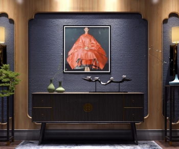 New Chinese Style TV Cabinet-ID:970933886