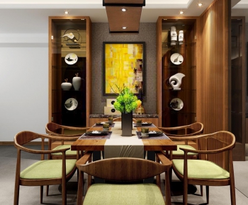New Chinese Style Dining Room-ID:200429735