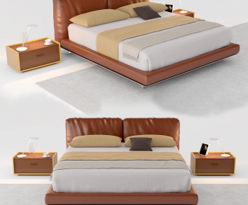 Modern Double Bed-ID:818717294