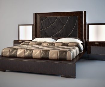European Style Double Bed-ID:603679348