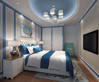 Mediterranean Style Bedroom-ID:581825494